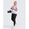 imageCRZ YOGA Womens Butterluxe Maternity Leggings Over The Belly 25quot  Buttery Soft Workout Activewear Yoga Pregnancy PantsDark Grey Camouflage 2