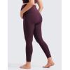 imageCRZ YOGA Womens Butterluxe Maternity Leggings Over The Belly 25quot  Buttery Soft Workout Activewear Yoga Pregnancy PantsDeep Purple