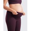 imageCRZ YOGA Womens Butterluxe Maternity Leggings Over The Belly 25quot  Buttery Soft Workout Activewear Yoga Pregnancy PantsDeep Purple