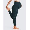 imageCRZ YOGA Womens Butterluxe Maternity Leggings Over The Belly 25quot  Buttery Soft Workout Activewear Yoga Pregnancy PantsForest Dark Green