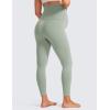 imageCRZ YOGA Womens Butterluxe Maternity Leggings Over The Belly 25quot  Buttery Soft Workout Activewear Yoga Pregnancy PantsGreen Palm Court