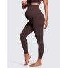 imageCRZ YOGA Womens Butterluxe Maternity Leggings Over The Belly 25quot  Buttery Soft Workout Activewear Yoga Pregnancy PantsHot Fudge Brown