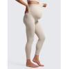 imageCRZ YOGA Womens Butterluxe Maternity Leggings Over The Belly 25quot  Buttery Soft Workout Activewear Yoga Pregnancy PantsMojave Tan