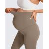 imageCRZ YOGA Womens Butterluxe Maternity Leggings Over The Belly 25quot  Buttery Soft Workout Activewear Yoga Pregnancy PantsNomad Grey