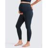 imageCRZ YOGA Womens Butterluxe Maternity Leggings Over The Belly 25quot  Buttery Soft Workout Activewear Yoga Pregnancy PantsTrue Navy