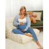 imageCRZ YOGA Womens Butterluxe Maternity Leggings Over The Belly 25quot  Buttery Soft Workout Activewear Yoga Pregnancy PantsUniverse Blue
