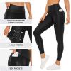 imageCRZ YOGA Womens Butterluxe Matte Faux Leather Leggings 25quot  High Waisted Buttery Soft Lounge Pockets LeggingsFaux Leather Black