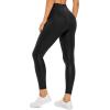 imageCRZ YOGA Womens Butterluxe Matte Faux Leather Leggings 25quot  High Waisted Buttery Soft Lounge Pockets LeggingsFaux Leather Black