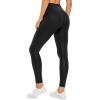 imageCRZ YOGA Womens Butterluxe Matte Faux Leather Leggings 28  High Waisted Pockets Buttery Soft LoungeBlack Classic