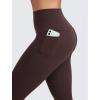 imageCRZ YOGA Womens Butterluxe Workout Capri Leggings with Pockets 21 Inches  High Waisted Gym Athletic Crop YogaHot Fudge Brown