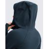 imageCRZ YOGA Womens Fleece Full Zip Hoodie Jackets Workout Hooded Zipper Basic Casual Sweatshirts with Thumb HolesInk Blue