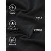 imageCRZ YOGA Womens Fleece Lined Full Zip Hoodies Oversized Long Sleeve Casual Workout Hooded Sweatshirt with Thumb HolesBlack