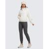 imageCRZ YOGA Womens Fleece Lined Workout Joggers with Pockets 275quot  Hiking Running Outdoor Pants Water Resistant Winter WarmInk Gray