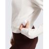 imageCRZ YOGA Womens Fleece Zip Up Cropped Hoodie Workout Jacket Athletic Casual Long Sleeve Sweatshirts with Thumb HolesMilky White Bone