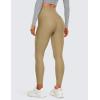 imageCRZ YOGA Womens High Waisted Fleece Lined Leggings 25 inches  Winter Warm Thick Thermal Soft Workout Yoga PantsSoul Brown