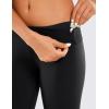 imageCRZ YOGA Womens Naked Feeling Workout 78 Yoga Leggings  25 Inches High Waist Tight PantsBlack