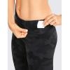 imageCRZ YOGA Womens Naked Feeling Workout 78 Yoga Leggings  25 Inches High Waist Tight PantsDark Grey Camouflage