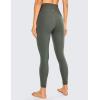imageCRZ YOGA Womens Naked Feeling Workout 78 Yoga Leggings  25 Inches High Waist Tight PantsGrey Sage