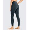 imageCRZ YOGA Womens Naked Feeling Workout 78 Yoga Leggings  25 Inches High Waist Tight PantsMelanite