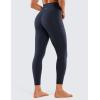 imageCRZ YOGA Womens Naked Feeling Workout 78 Yoga Leggings  25 Inches High Waist Tight PantsNavy