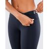 imageCRZ YOGA Womens Naked Feeling Workout 78 Yoga Leggings  25 Inches High Waist Tight PantsNavy