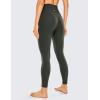 imageCRZ YOGA Womens Naked Feeling Workout 78 Yoga Leggings  25 Inches High Waist Tight PantsOlive