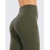 imageCRZ YOGA Womens Naked Feeling Workout 78 Yoga Leggings  25 Inches High Waist Tight PantsOlive Green