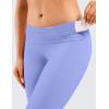 imageCRZ YOGA Womens Naked Feeling Workout 78 Yoga Leggings  25 Inches High Waist Tight PantsPeriwinkle Purple