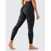 imageCRZ YOGA Womens Naked Feeling Workout 78 Yoga Leggings  25 Inches High Waist Tight PantsTie Dye Smoke Ink