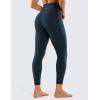 imageCRZ YOGA Womens Naked Feeling Workout 78 Yoga Leggings  25 Inches High Waist Tight PantsTrue Navy