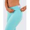 imageCRZ YOGA Womens Naked Feeling Workout 78 Yoga Leggings  25 Inches High Waist Tight PantsTurquoise