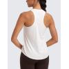 imageCRZ YOGA Womens Pima Cotton Racerback Workout Tank Tops Scoop Neck Athletic Loose Sleeveless ShirtsIce GreyWhite