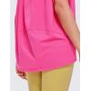 imageCRZ YOGA Womens Pima Cotton Short Sleeve Shirts Boat Neck Loose Fit Gym Workout TShirt Athletic Casual TopsSonic Pink