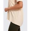 imageCRZ YOGA Womens Pima Cotton Short Sleeve Shirts Boat Neck Loose Fit Gym Workout TShirt Athletic Casual TopsWhite Opal