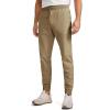 imageCRZ YOGA All Day Comfy Golf Joggers Pants for Men 3032 Quick Dry Stretch Work Casual Sweatpants with PocketsArtifact Brown