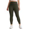 imageCRZ YOGA Butterluxe Plus Size Leggings for Women 25 Inches  High Waisted Buttery Soft Spandex Workout Casual Pants 3X 4XOlive Green