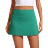 imageCRZ YOGA Butterluxe Skirts for Women High Waisted A Line Tennis Golf Athletic Casual Skorts with PocketsCascadia Green