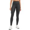 imageCRZ YOGA Butterluxe Womens Matte Faux Leather Leggings 28quot  High Waisted Stretch Ankle Leather Pants Pleather TightsBlack Foil Pattern