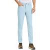 imageCRZ YOGA Mens All Day Comfy Golf Pants with 5Pocket 28quot30quot32quot34quot Quick Dry Lightweight Casual Work Stretch TrousersChambray Blue