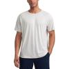 imageCRZ YOGA Mens Lightweight Athletic TShirts Moisture Wicking Running Workout Shirt Short Sleeve Gym TopsMilky White