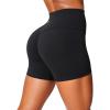 imageCRZ YOGA Secretsculpt Womens Butterlift High Waist Scrunch Butt Biker Shorts 4 Inches  No Front Seam Workout Gym BootyBlack
