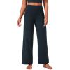 imageCRZ YOGA Womens Butterlift High Waisted Wide Leg Pants with Pockets 29quot31quot33quot  Yoga Lounge Buttery Soft Comfy CasualTrue Navy