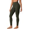 imageCRZ YOGA Womens Butterlift High Waisted Workout Leggings 28quot  Pilates Gym Athletic Yoga Pants Buttery SoftOlive Green