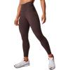 imageCRZ YOGA Womens Hugged Feeling Compression Leggings 25 Inches  Thick High Waisted Tummy Control Workout Pants TightsHot Fudge Brown