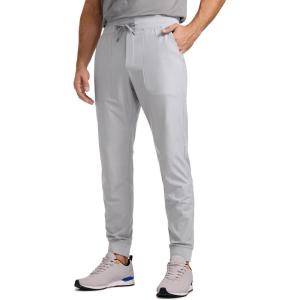 imageCRZ YOGA All Day Comfy Golf Joggers Pants for Men 3032 Quick Dry Stretch Work Casual Sweatpants with PocketsPlatinum Grey