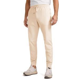 imageCRZ YOGA All Day Comfy Golf Joggers Pants for Men 3032 Quick Dry Stretch Work Casual Sweatpants with PocketsRaw Linen