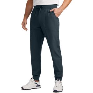 imageCRZ YOGA All Day Comfy Golf Joggers Pants for Men 3032 Quick Dry Stretch Work Casual Sweatpants with PocketsTrue Navy