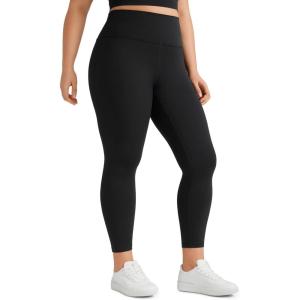 imageCRZ YOGA Butterluxe Plus Size Leggings for Women 25 Inches  High Waisted Buttery Soft Spandex Workout Casual Pants 3X 4XBlack Plus Size