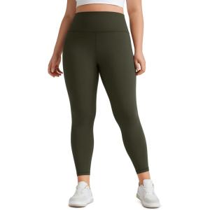 imageCRZ YOGA Butterluxe Plus Size Leggings for Women 25 Inches  High Waisted Buttery Soft Spandex Workout Casual Pants 3X 4XOlive Green