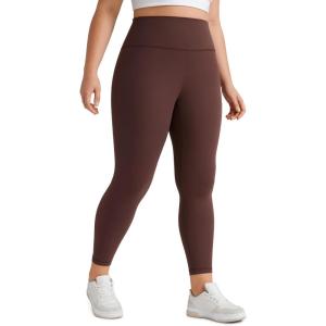 imageCRZ YOGA Butterluxe Plus Size Leggings for Women 25 Inches  High Waisted Buttery Soft Spandex Workout Casual Pants 3X 4XTaupe
